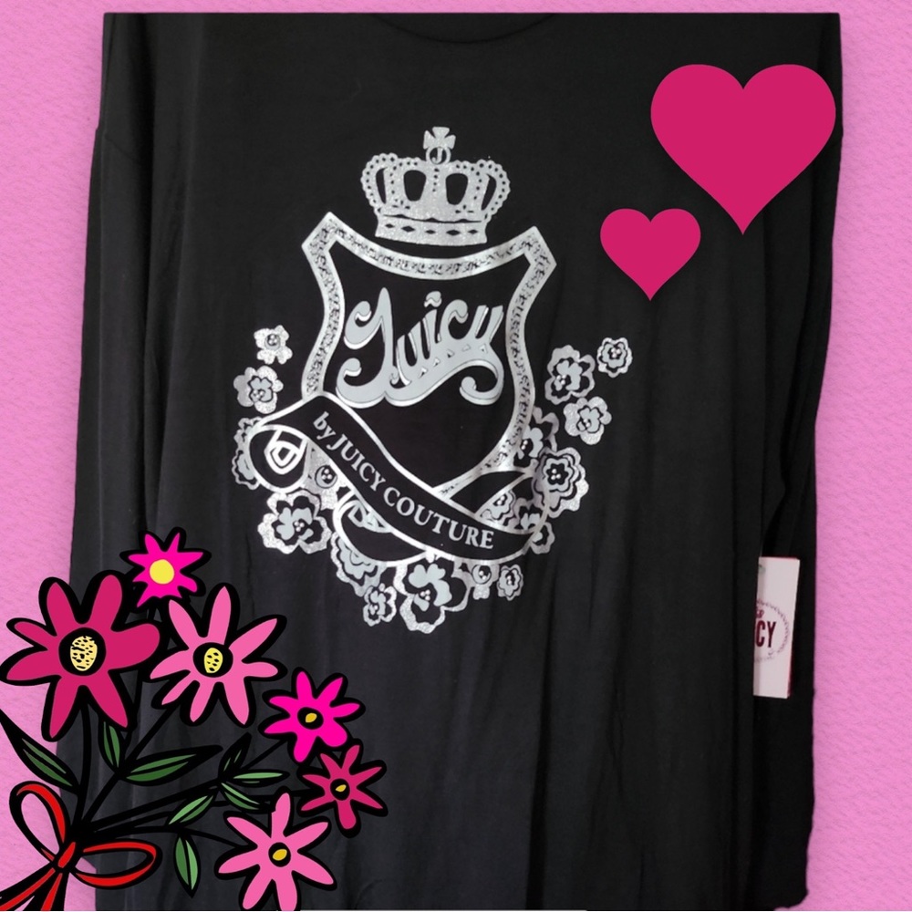 BLACK JUICY COUTURE BLACK TOP